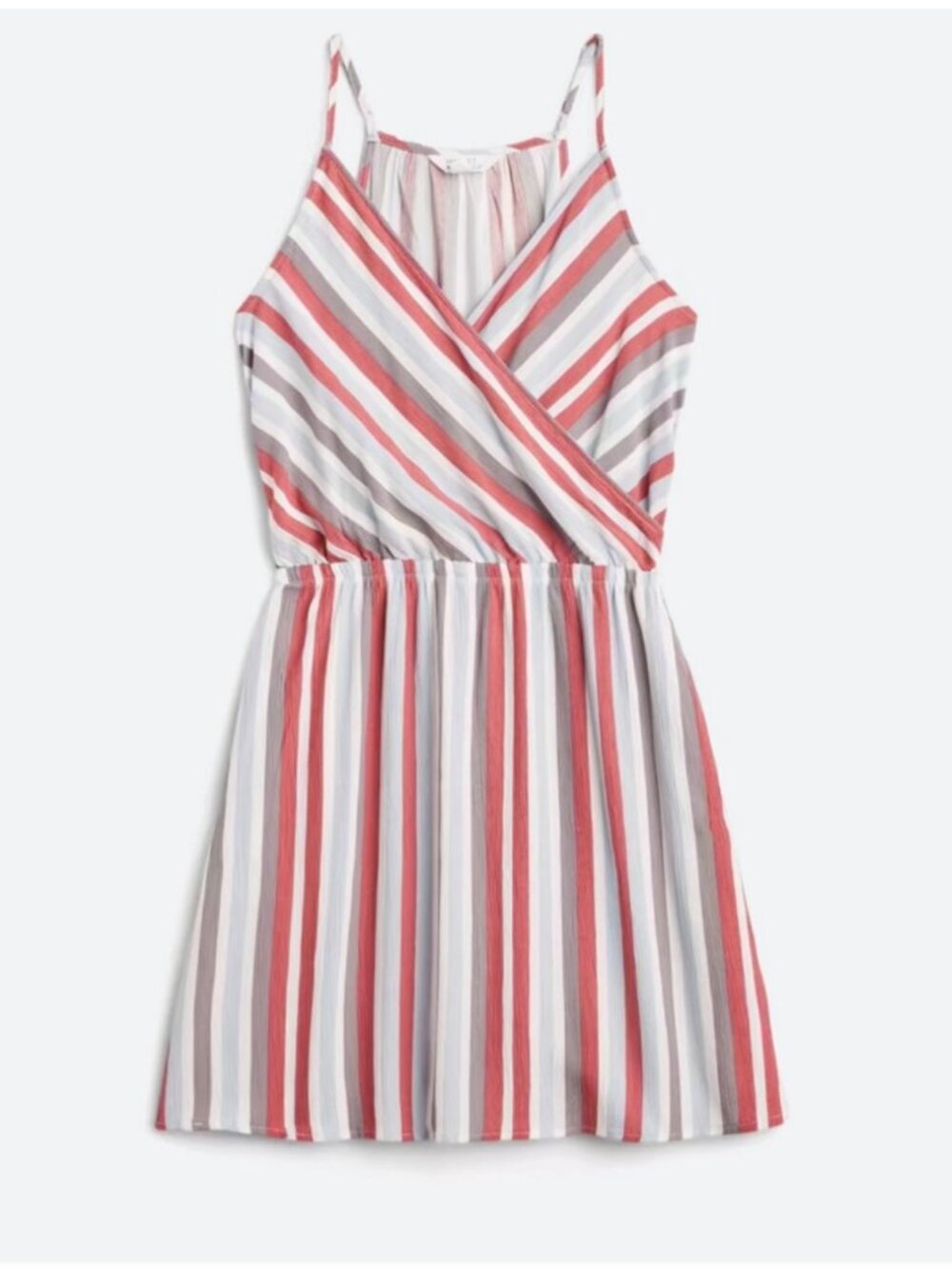 Worn Once! Market & Spruce Liliana Surplice Striped Dress - Size Medium